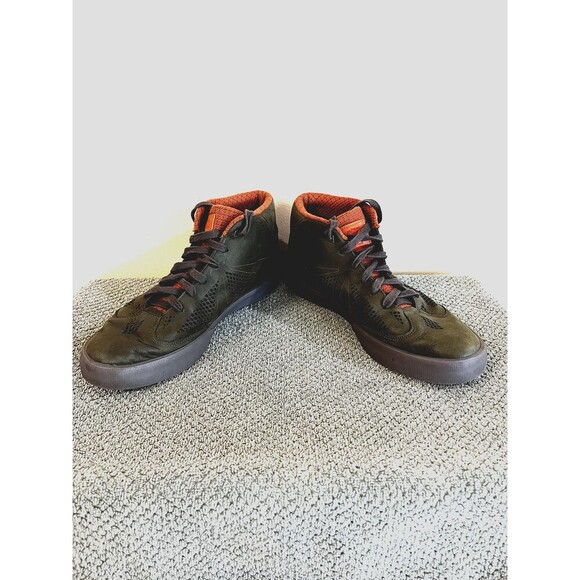 NIKE Lebron x NSW Lifestyle Men’s Leather Gum Olive Green Sz 10.5  604826 300 - Picture 3 of 5